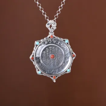 JINLUWANG S925 Silver Necklaces Unisex