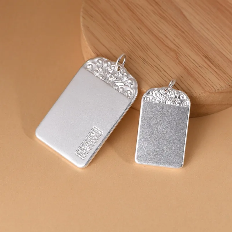 JINLUWANG 999 Fine Silver Pendants Unisex-1