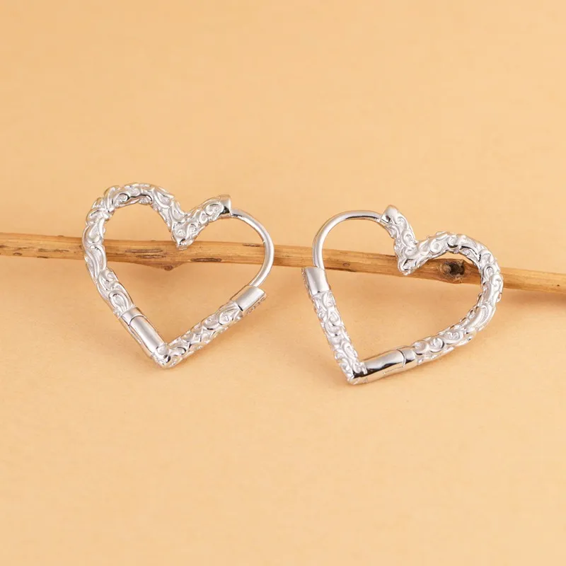 JINLUWANG S925 Silver Earrings Women's-4