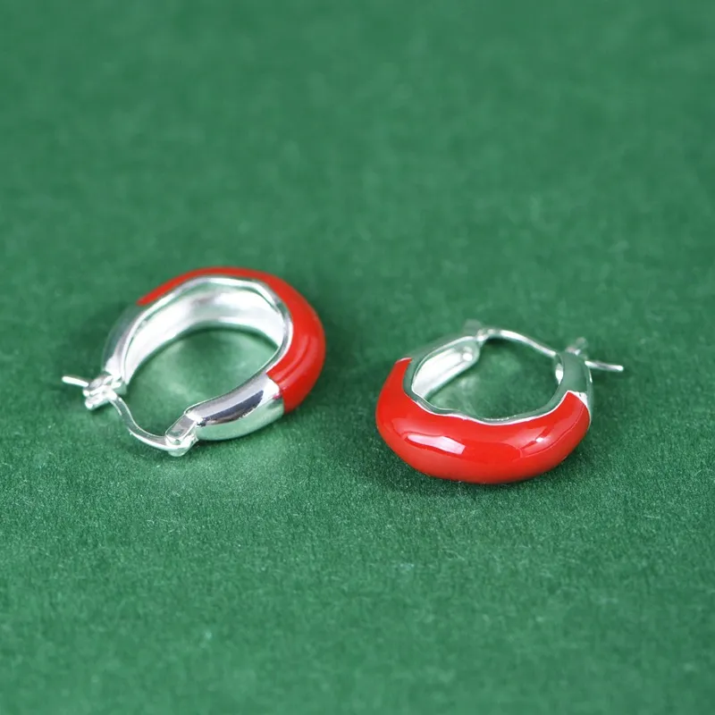 JINLUWANG 925 Sterling Silver Earrings Women's-4