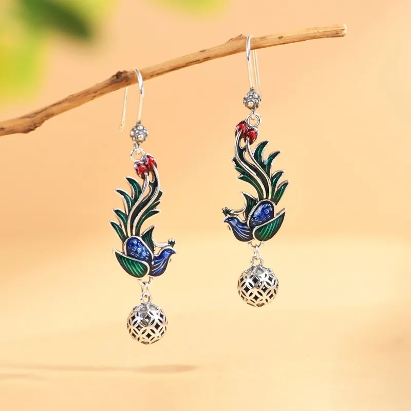 JINLUWANG S925 Silver Earrings Women's-1
