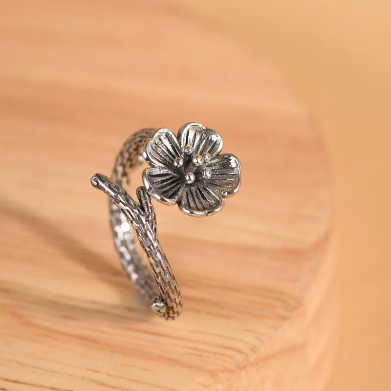JINLUWANG 925 Sterling Silver Rings Women's-3