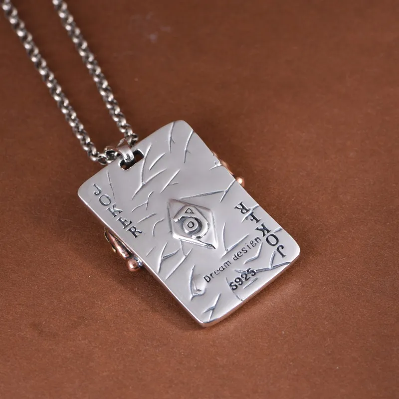 JINLUWANG S925 Silver Necklaces Unisex-5