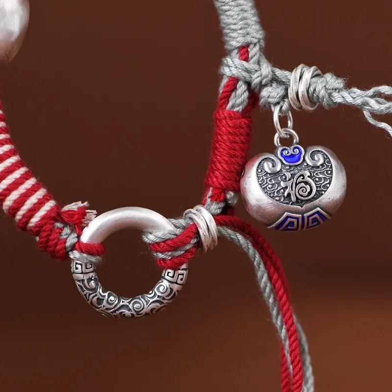 JINLUWANG S925 Silver Bracelets Women's-4
