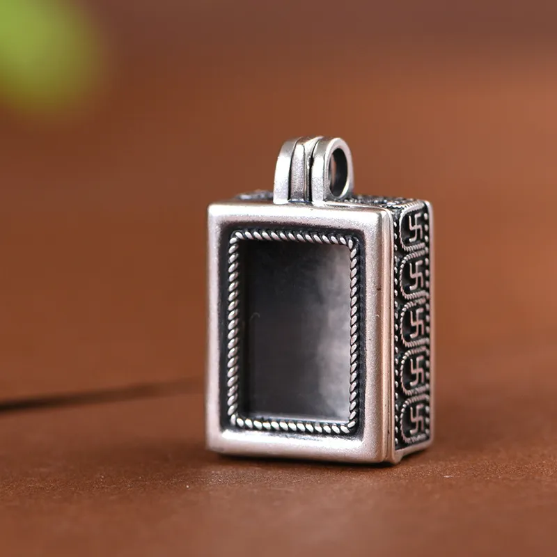 JINLUWANG 925 Sterling Silver Pendants Unisex-1