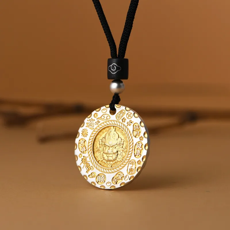 JINLUWANG 999 Fine Silver Pendants Unisex-1