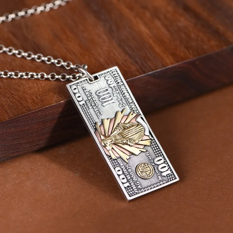 JINLUWANG S925 Silver Pendants Unisex-1