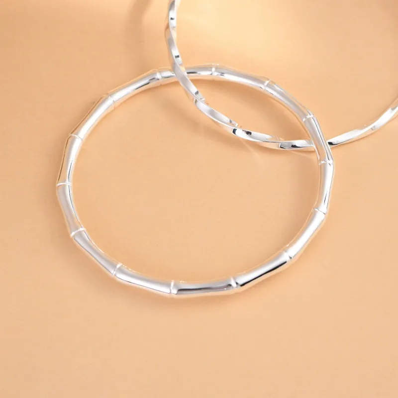 JINLUWANG 999 Fine Silver Sterling Silver Bracelets Women's-4
