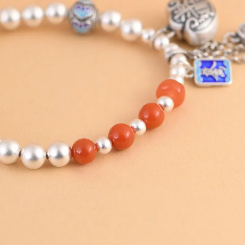 JINLUWANG 999 Fine Silver Bracelets Women's-3
