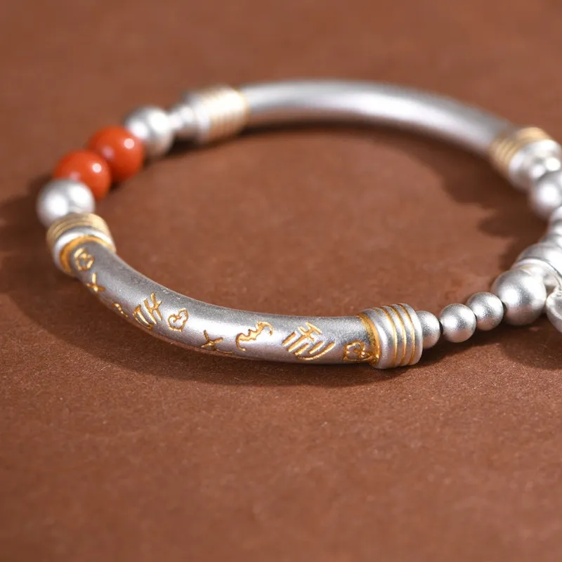 JINLUWANG 999 Fine Silver Bracelets Women's-2