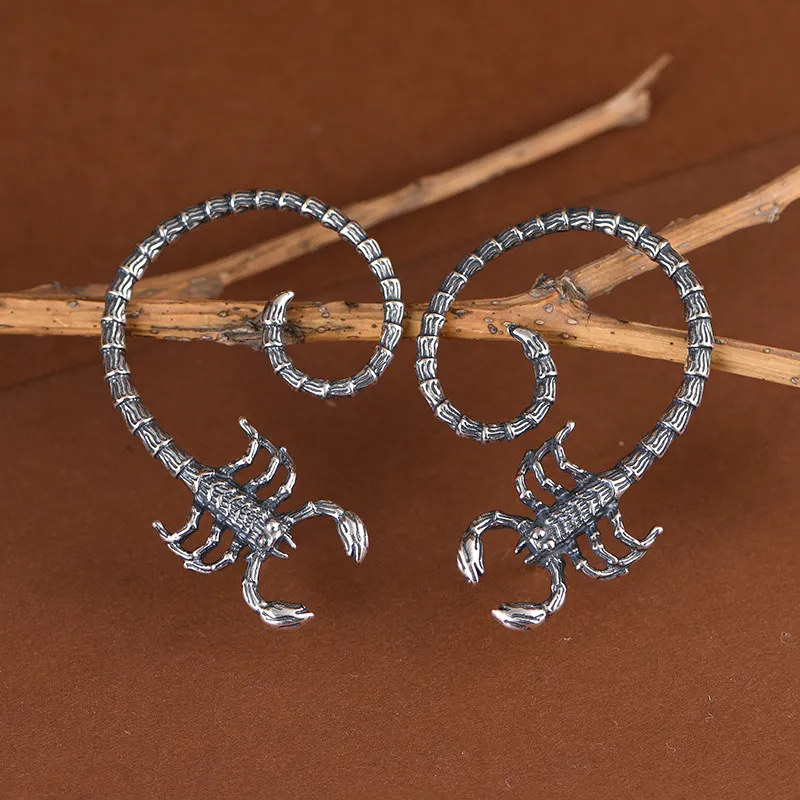 JINLUWANG S925 Silver Stud Earrings Women's-2