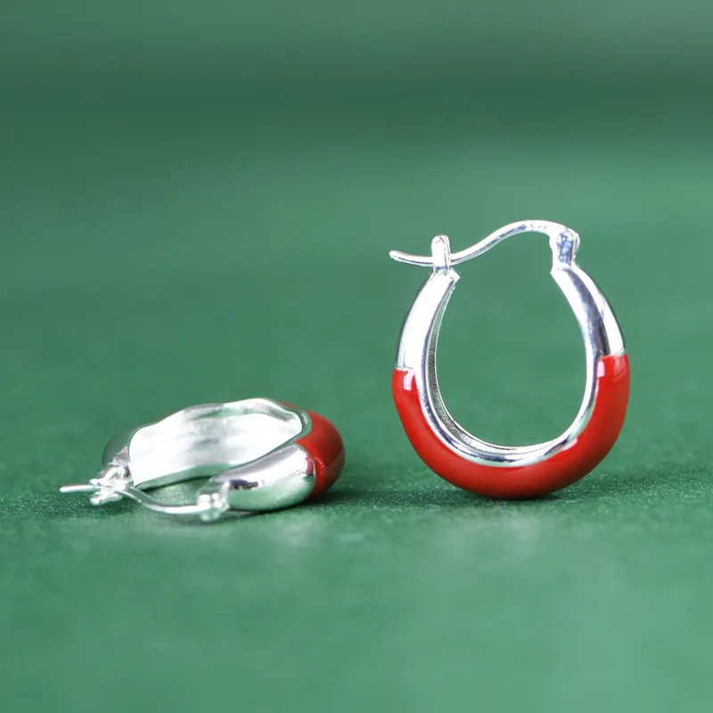 JINLUWANG 925 Sterling Silver Earrings Women's-2