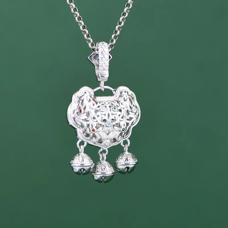 JINLUWANG S925 Silver Necklaces Women's-3