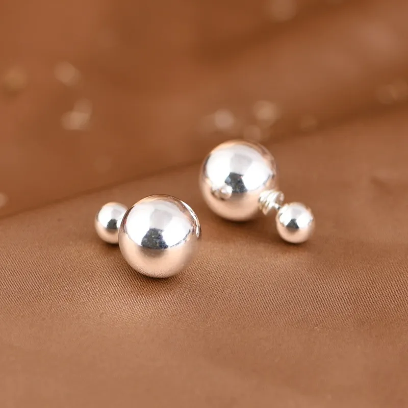 JINLUWANG S925 Silver Stud Earrings Women's-2
