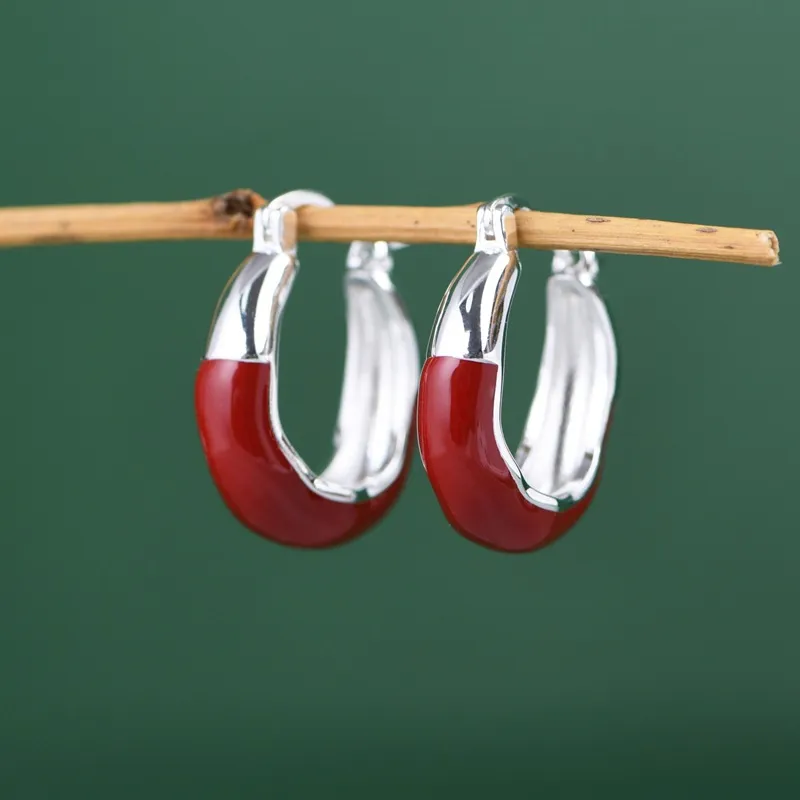 JINLUWANG 925 Sterling Silver Earrings Women's-3