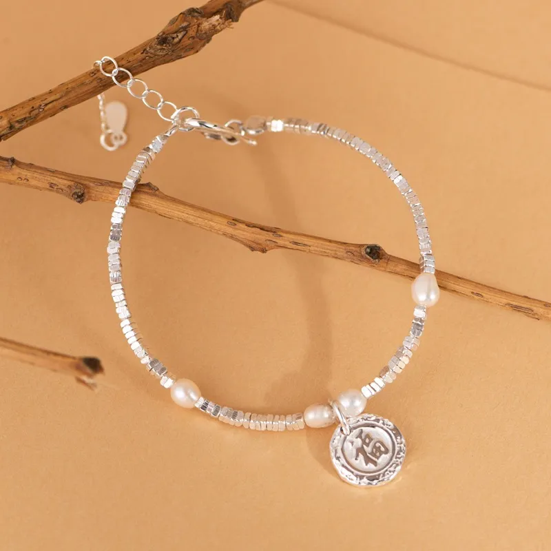 JINLUWANG 925 Sterling Silver Bracelets Women's-5