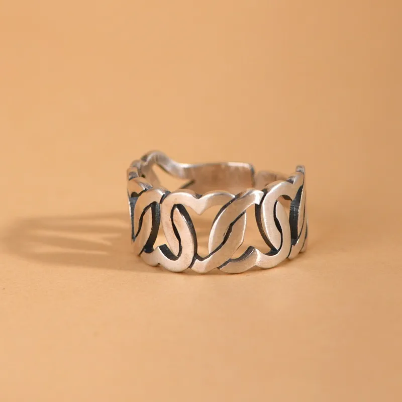 JINLUWANG S925 Silver Rings Women's-1