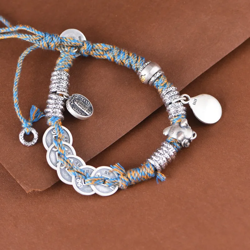 JINLUWANG S925 Silver Bracelets Women's-2