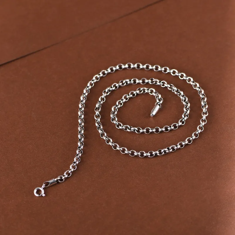 JINLUWANG S925 Silver Necklaces Women's-4