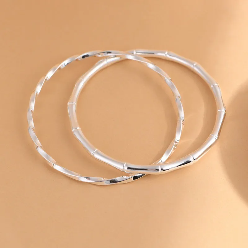 JINLUWANG 999 Fine Silver Sterling Silver Bracelets Women's-1