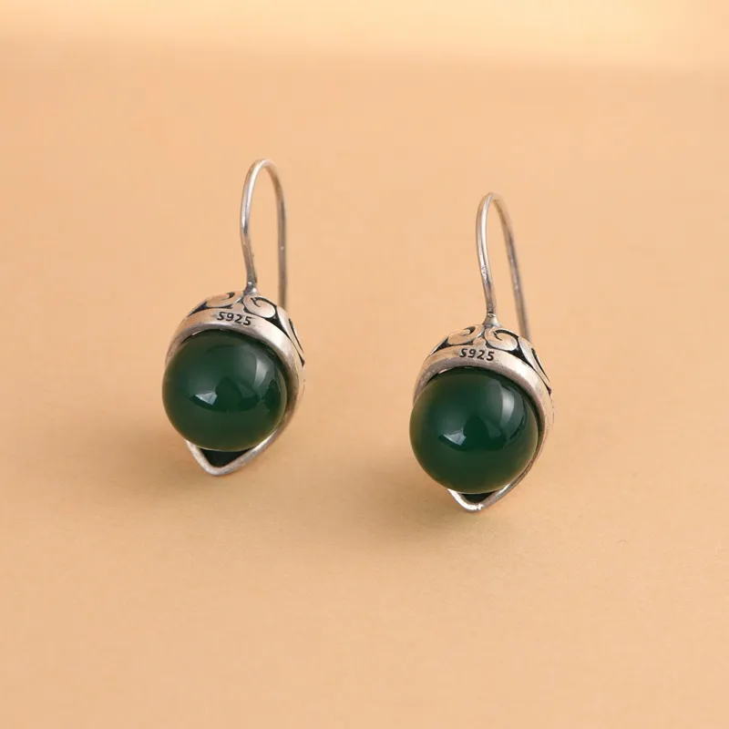 JINLUWANG S925 Silver Earrings Women's-2