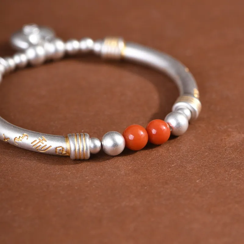 JINLUWANG 999 Fine Silver Bracelets Women's-3