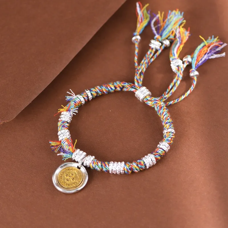JINLUWANG 925 Sterling Silver Bracelets Women's Gold-1