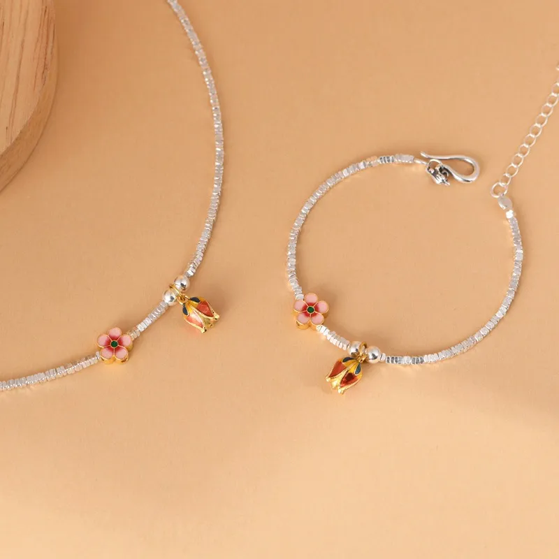 JINLUWANG 925 Sterling Silver Necklaces Women's-1