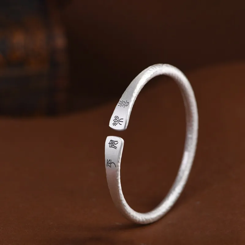 JINLUWANG 999 Fine Silver Sterling Silver Bracelets Women's-1