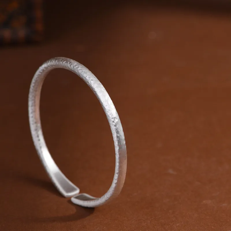 JINLUWANG 999 Fine Silver Sterling Silver Bracelets Women's-2