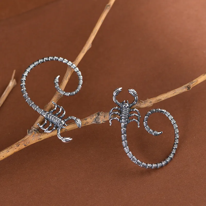 JINLUWANG S925 Silver Stud Earrings Women's-4