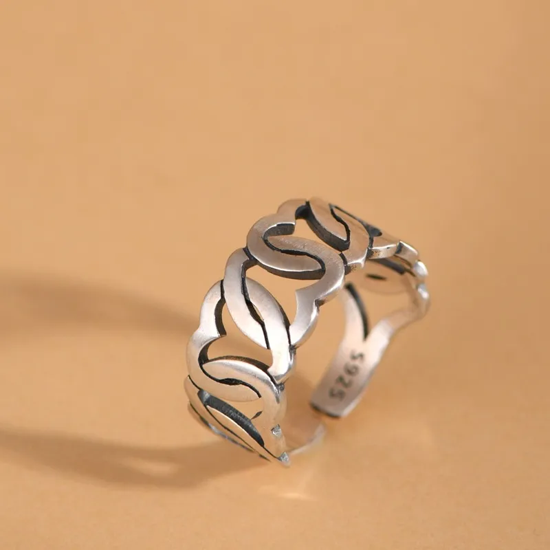 JINLUWANG S925 Silver Rings Women's-2