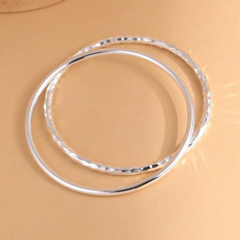 JINLUWANG 999 Fine Silver Sterling Silver Bracelets Women's-1