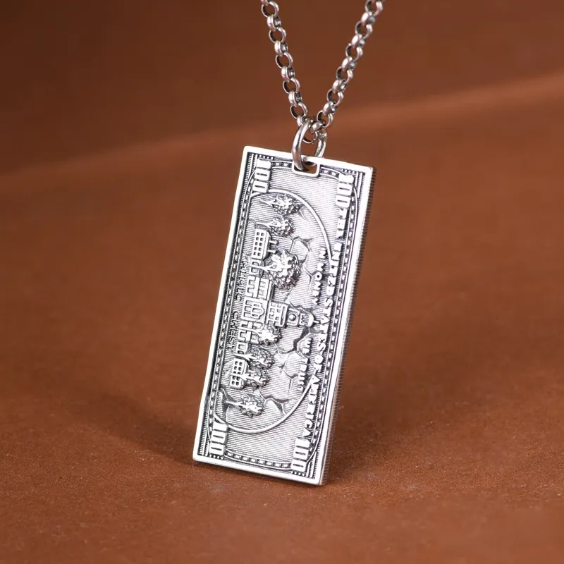 JINLUWANG S925 Silver Pendants Unisex-4