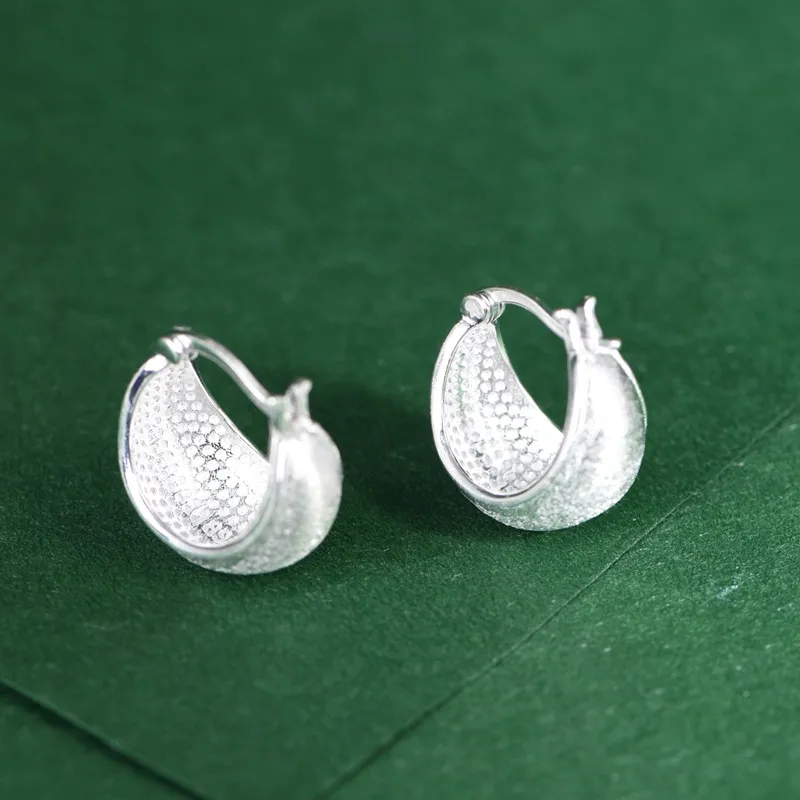 JINLUWANG S925 Silver Earrings Women's-3