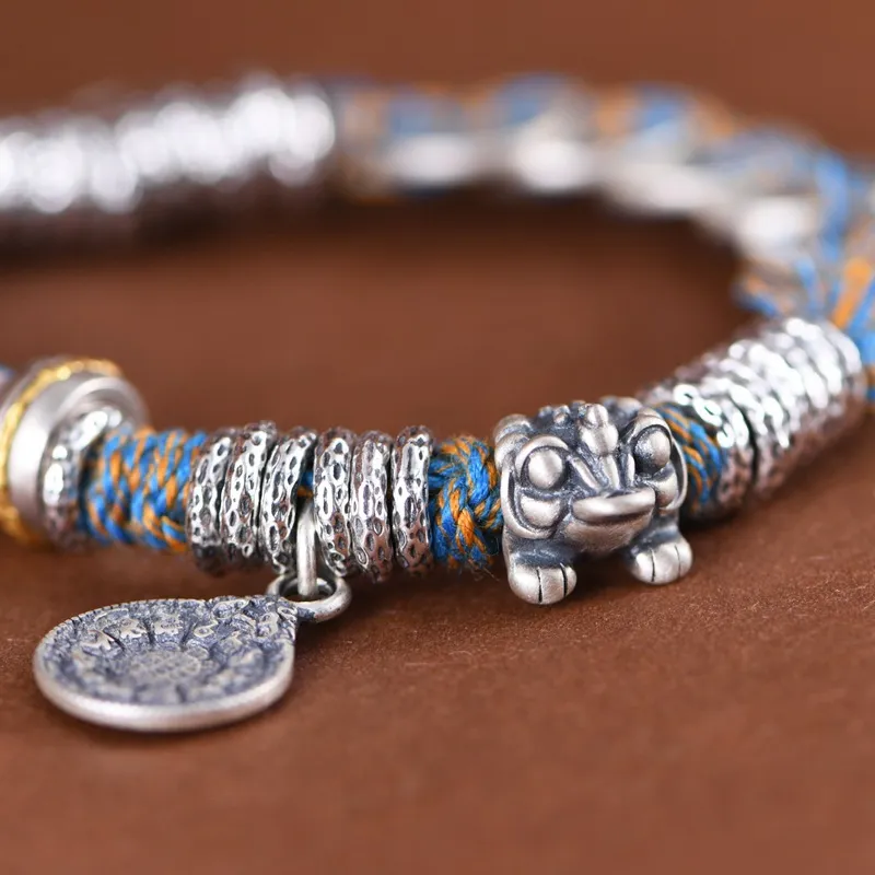 JINLUWANG S925 Silver Bracelets Women's-4