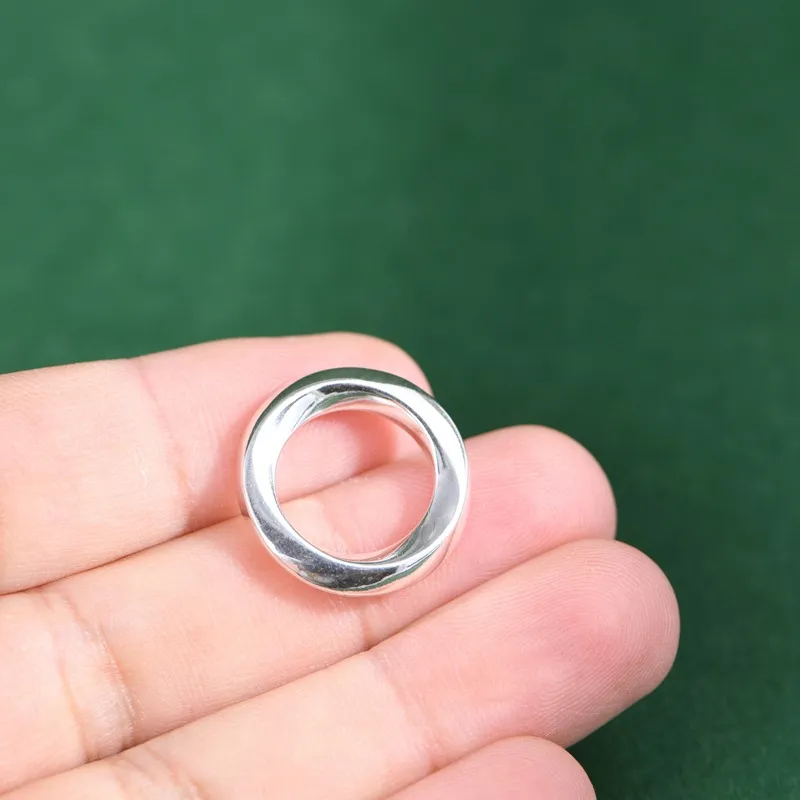 JINLUWANG 990 Silver Pendants Unisex-5