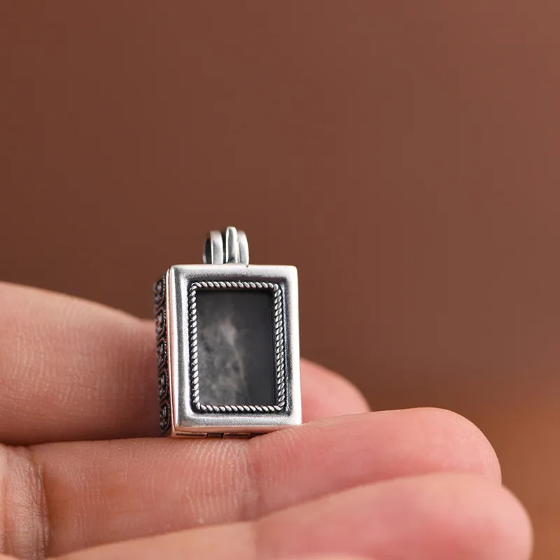 JINLUWANG 925 Sterling Silver Pendants Unisex-4