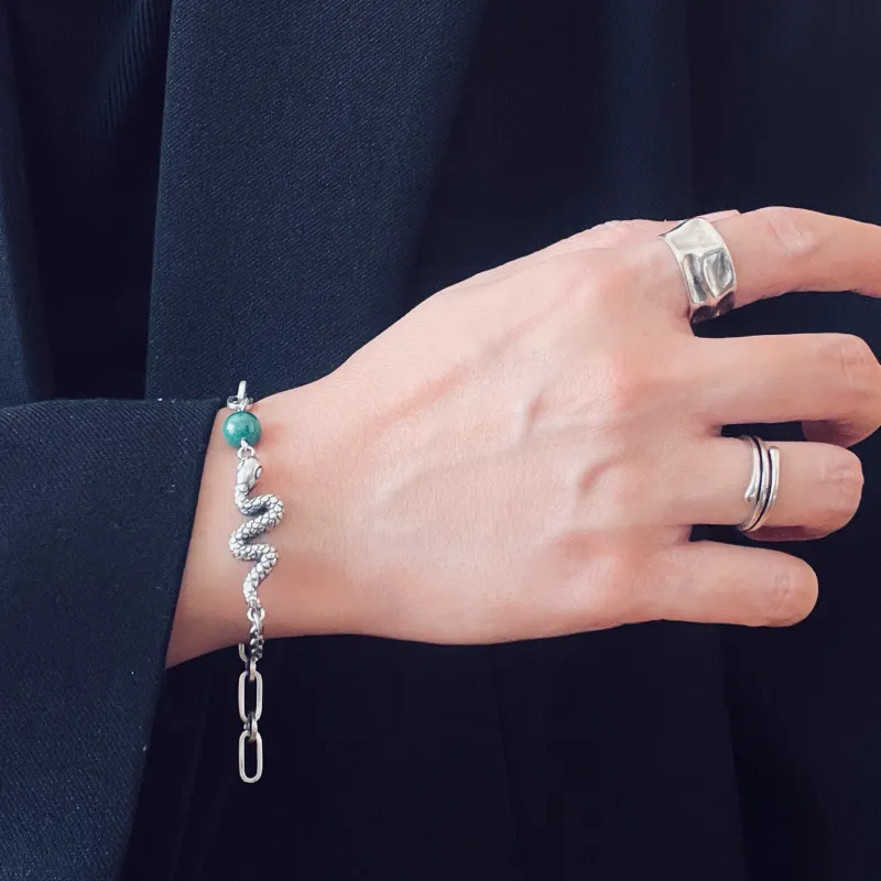 SHIYI N CIFANG Malachite Bracelets Unisex-1