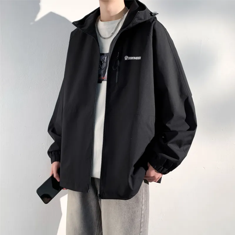 ROBINHOOD Jackets Coats Unisex Black-3