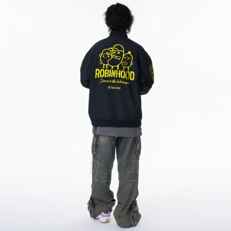ROBINHOOD Baseball Jacket Unisex-4