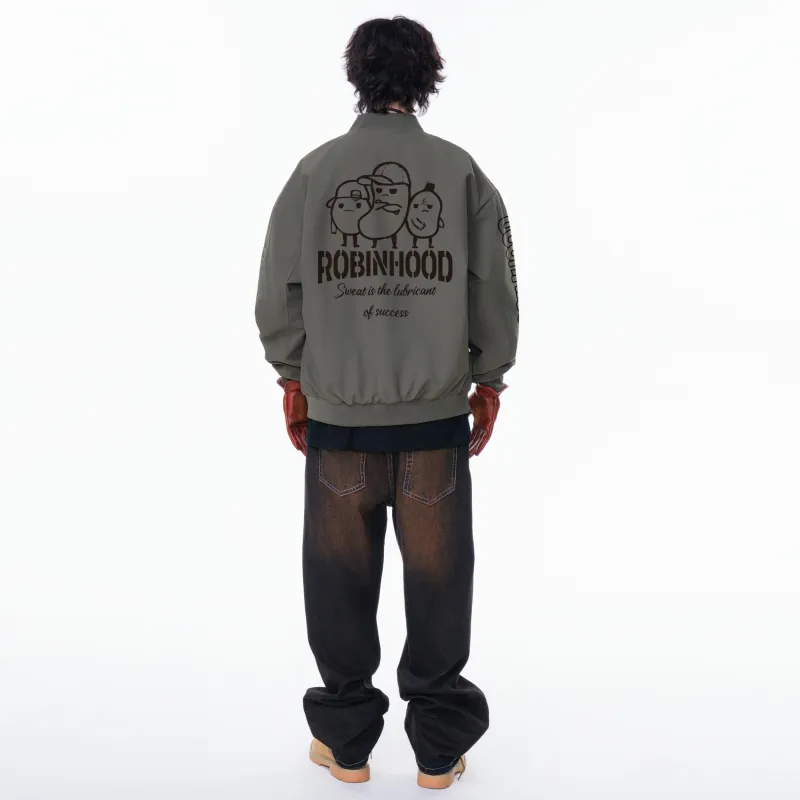 ROBINHOOD Baseball Jacket Unisex-9