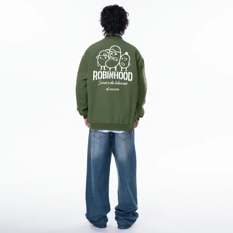 ROBINHOOD Baseball Jacket Unisex-14