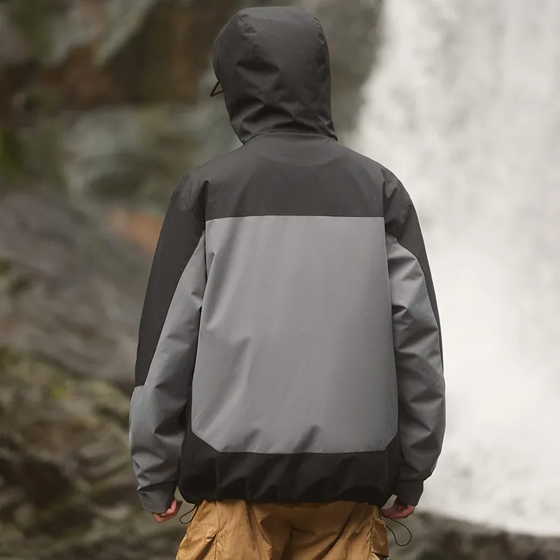 ROBINHOOD Water Resistant Windproof Breathable Wear Resistant Warm Water Repellent Windbreaker Jacket Unisex-10