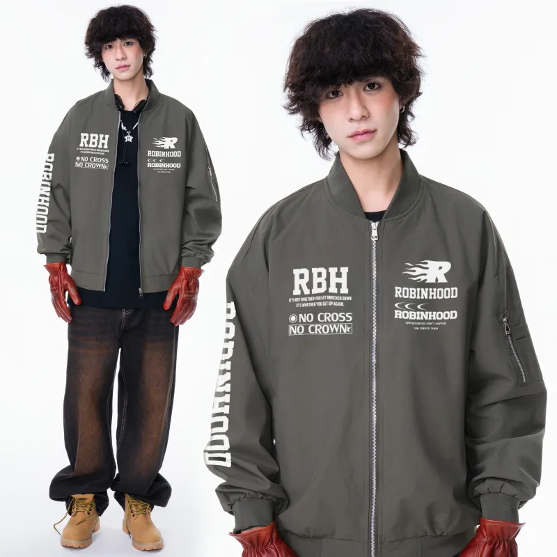 ROBINHOOD Baseball Jacket Unisex-8