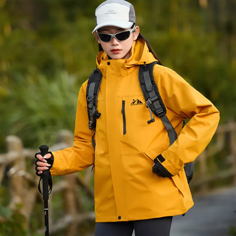 ROBINHOOD Waterproof, Windproof, Breathable, Thermal, Water Repellent Windbreaker Jacket Unisex-63