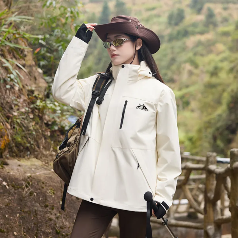 ROBINHOOD Waterproof, Windproof, Breathable, Thermal, Water Repellent Windbreaker Jacket Unisex-54