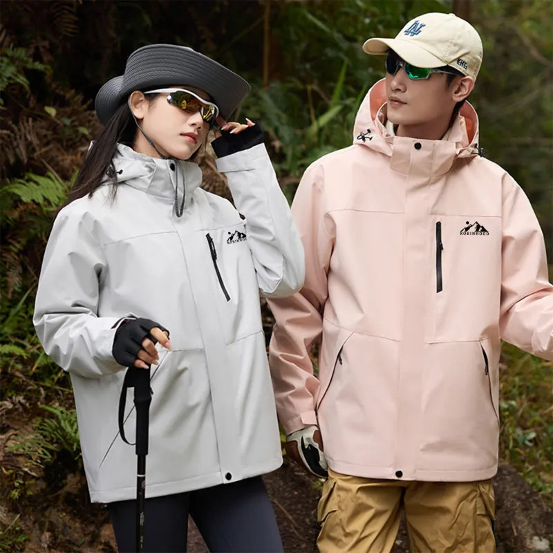 ROBINHOOD Waterproof, Windproof, Breathable, Thermal, Water Repellent Windbreaker Jacket Unisex-17
