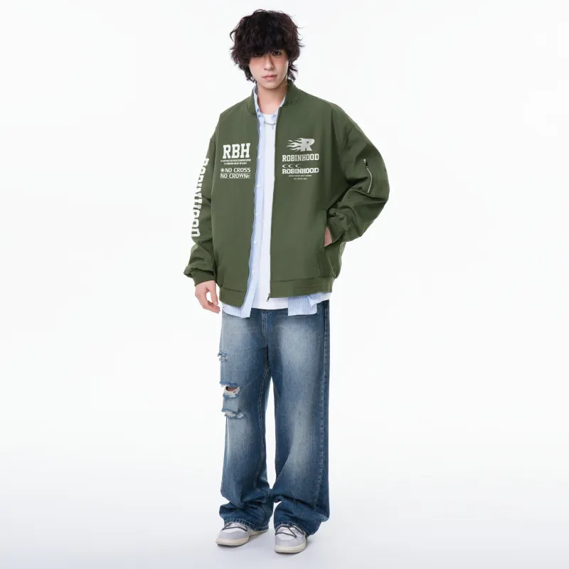 ROBINHOOD Baseball Jacket Unisex-16