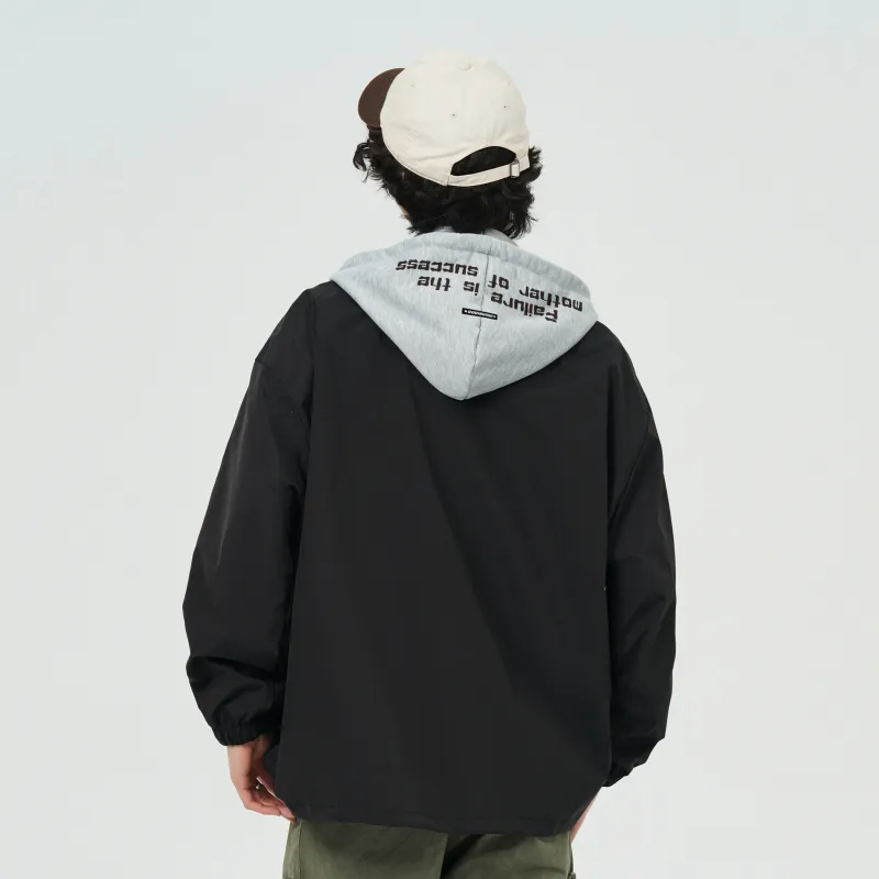 ROBINHOOD Jackets Coats Unisex Black Gray Color-2
